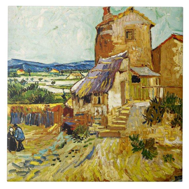 VanGogh - den gamla munnen Kakelplatta (Framsidan)