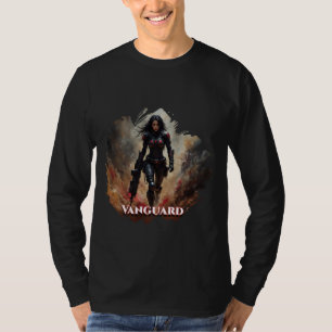 Vanguard – Futuristisk kvinnlig krigare T Shirt