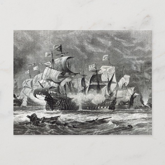 Vanguard under Herr William Winter Vykort (Framsida)