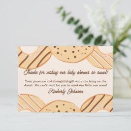 Vanilj Donut Delight Tack Kort