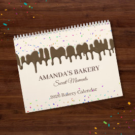 Vanilj Frosting Drip - 2026 Söt Bakverkskalender Kalender