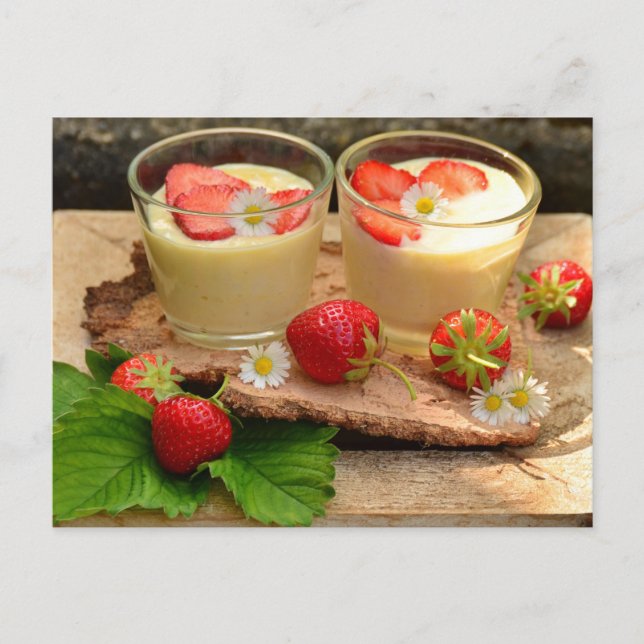 VANILJ JORDGUBBSÄTTS POSTCROSSING VYKORT (Framsida)