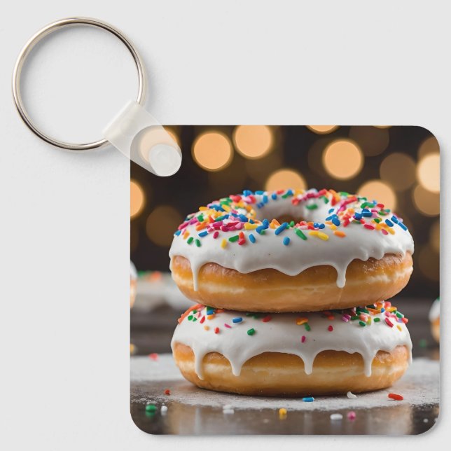 Vaniljdonuts Nyckelring (Framsida)