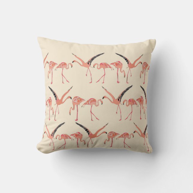 vaniljflamingos kudde (Framsida)
