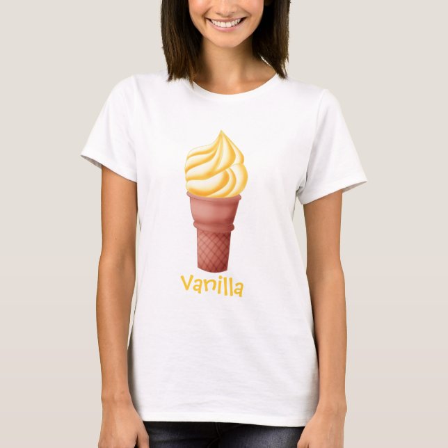 Vaniljglass - T-tröja Tee (Framsida)