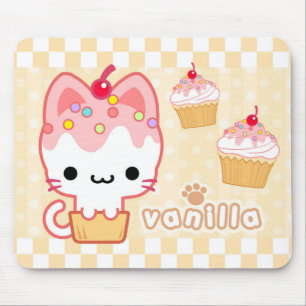 Vaniljmuffinkattunge Mousepad Musmatta