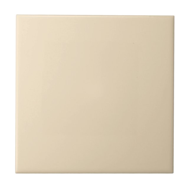 Vanilla Beige Solid Färg Kakelplatta (Framsidan)