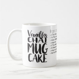 Vanilla Chai Mugg Cake Recipe - reg mugg