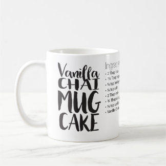 Vanilla Chai Mugg Cake Recipe - reg mugg