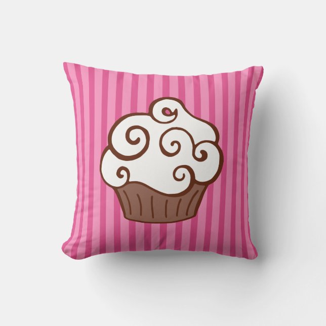 Vanilla Cupkaka Pillow Kudde (Framsida)