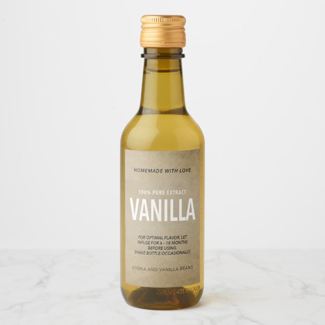 Vanilla Extract VE006_04wn Vinetikett (Framsida)