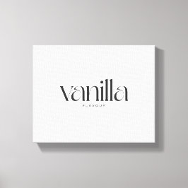 Vanilla Flavor Canvastryck