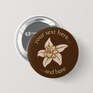 Vanilla Flower Icon Knapp