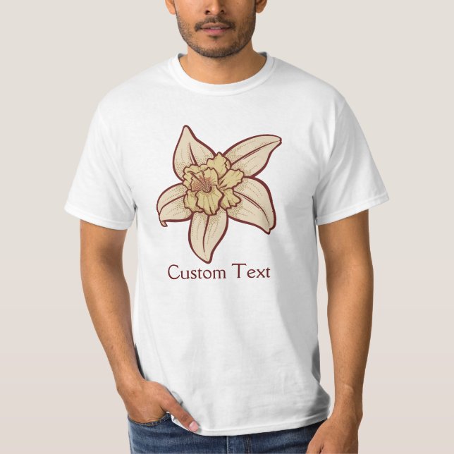 Vanilla Flower Icon T Shirt (Framsida)