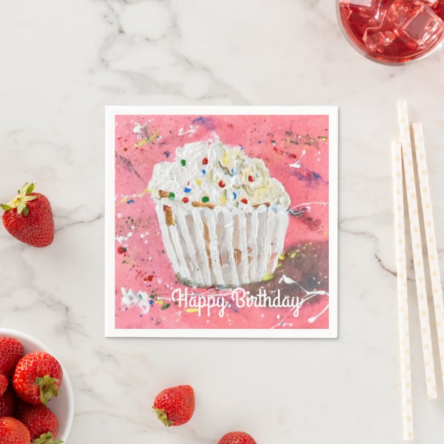 Vanilla Frosting Pappersservett (Insitu)