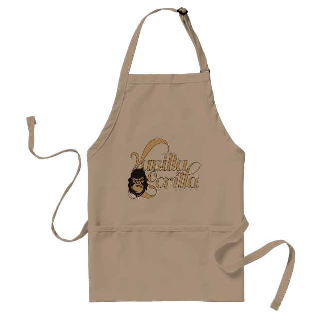 Vanilla Gorilla Deluxe Apron för alla masterkockar Förkläde (Framsidan)