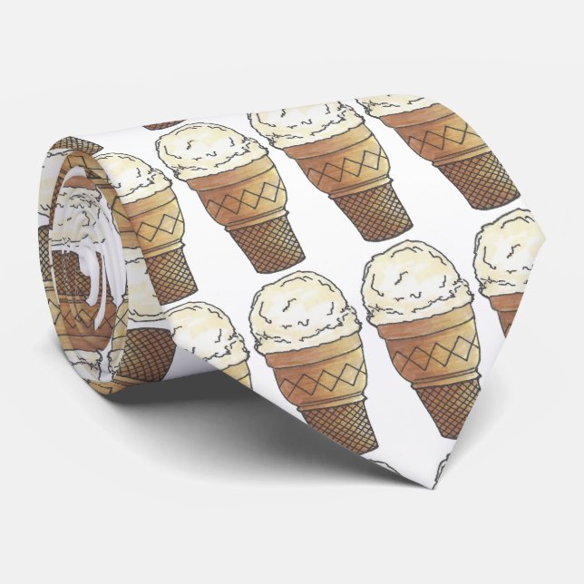 Vanilla Ice Cake Cone Scoop Summertime Food Slips (Rullad)