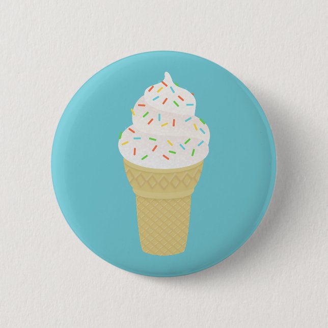 Vanilla Ice Cream Sprinkles Knapp (Framsida)