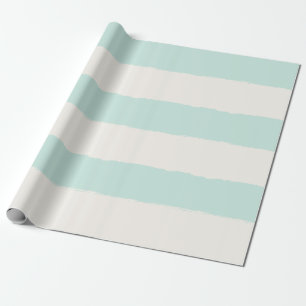 Vanilla & Mint Rough Kant Rand Mönster Bröllop Presentpapper