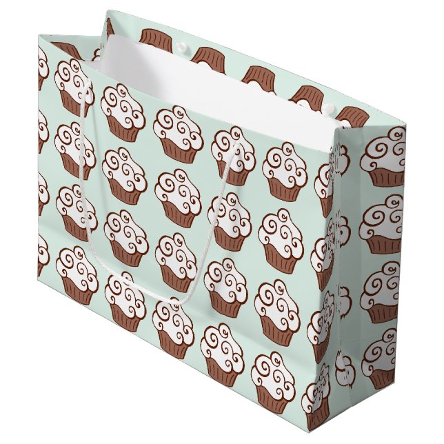 Vanilla Muffinss Mint Gift Bag (Framsidan Vinklad)