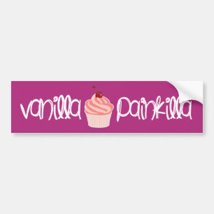 Vanilla Painkilla Anpassade av humoristisk cupak Bildekal