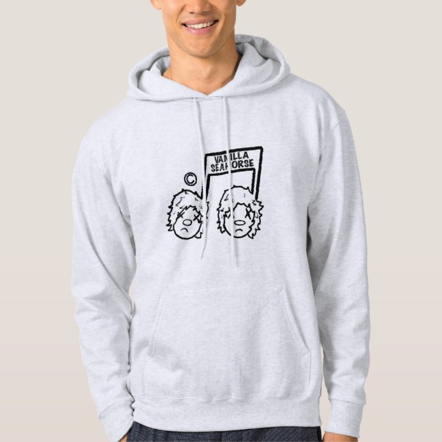 Vanilla Seahorse hoodie (Framsida)