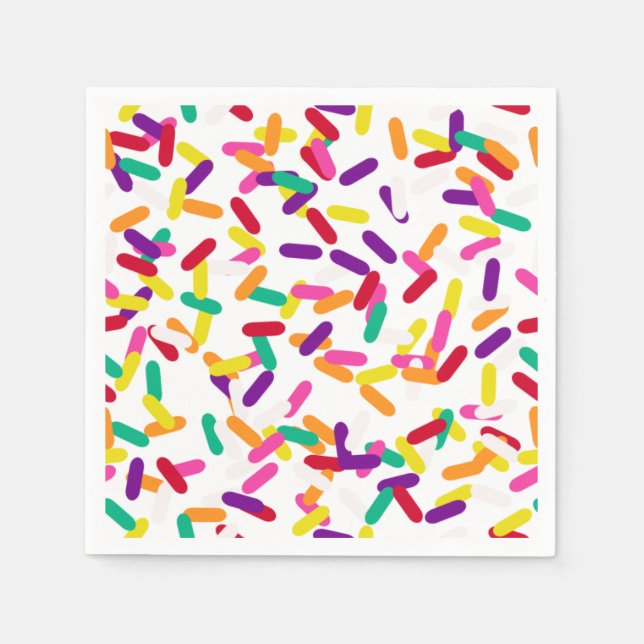 Vanilla Sprinkles Pappersservett (Framsidan)