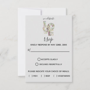 Vanilla Strawberry Hydrangeas Bröllop OSA Card Kort
