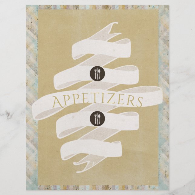 Vanilla Swirl Recipe Divider (en Ord) (Framsida)