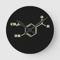 Vanilla Vanillin Molecular Chemical Formula