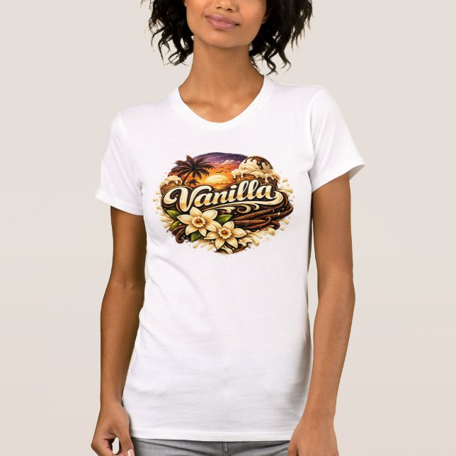 Vanilla - Vintage Design T Shirt (Framsida)