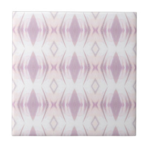 Vanilla white rosa lavender geometrisk konstdesign kakelplatta