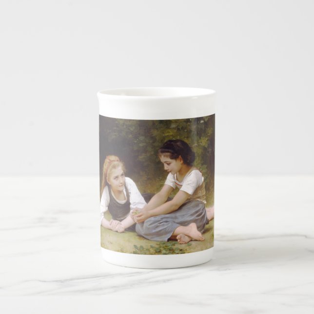 Väninnor samlar nötter, Les Noisettes Bouguereau Benporslin Mugg (Framsidan)
