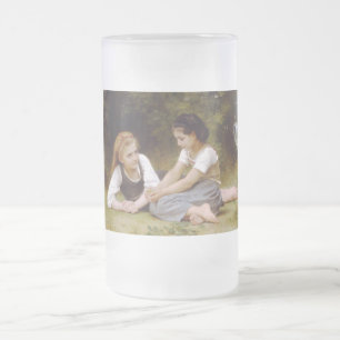 Väninnor samlar nötter, Les Noisettes Bouguereau Frostat Ölglas