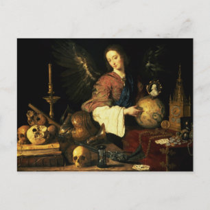 Vanitas, 1634 vykort