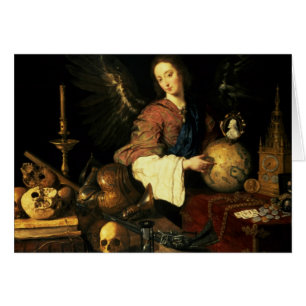 Vanitas c.1634 hälsningskort
