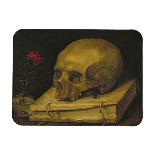 Vanitas, c.1644 (olja på arbetsyta) magnet (Horisontell)