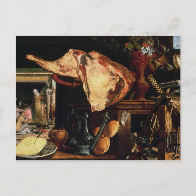 Vanitas fortfarande life , 1552 vykort (Framsida)