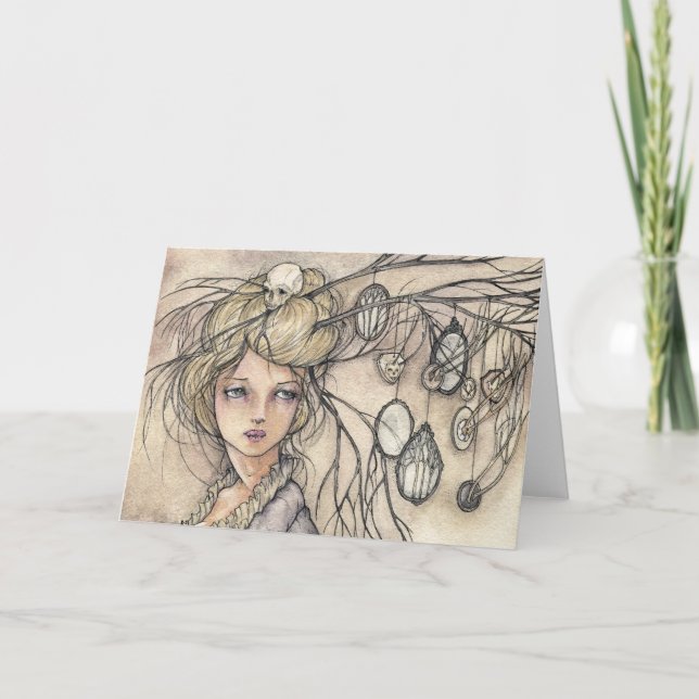 Vanitas Greeting Card Kort (Framsida)
