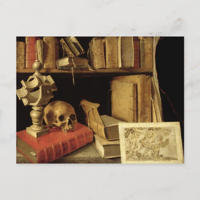 Vanitas med en Sundial, c.1626-40 Vykort (Framsida)