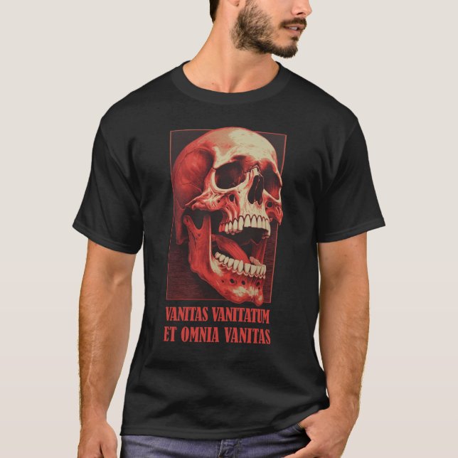 Vanitas Skull T Shirt (Framsida)