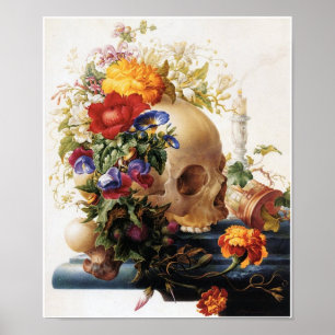 Vanitas - Skullen Poster