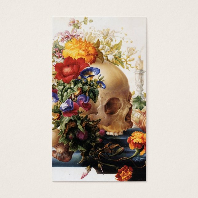 Vanitas - Skullen Visitkort (Framsidan)