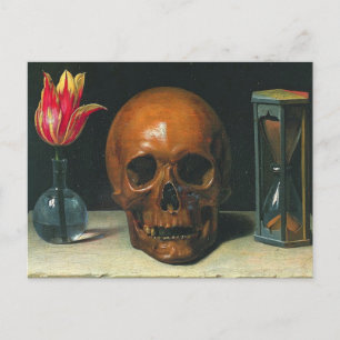 Vanitas still Life 1671 av Philippe De Champaigne Vykort
