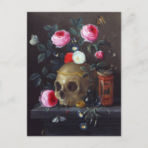 Vanitas still Life, Jan van Kessel den äldre Vykort