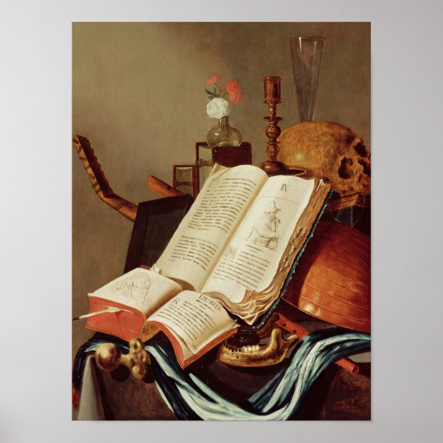 Vanitas still Life Poster (Framsidan)