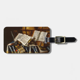 "Vanitas" stilleben - Adam Bernaert (1665) Bagagebricka