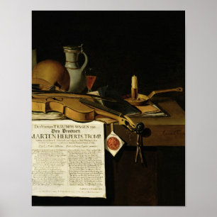 Vanitas stillebenvördnad poster