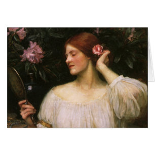 Vanity av John William Waterhouse Hälsningskort