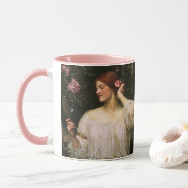 Vanity av John William Waterhouse Mugg (Med munk)